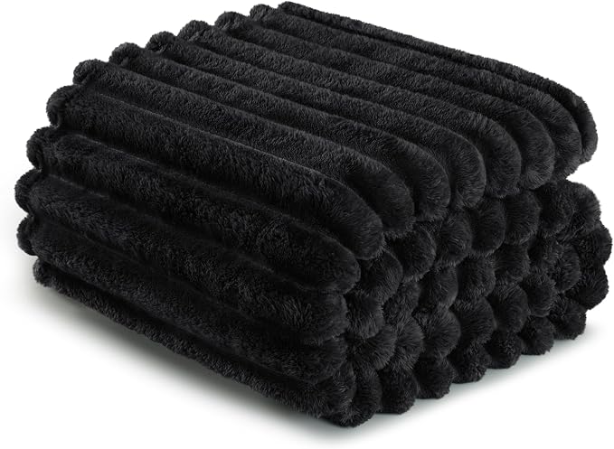 Exclusivo Mezcla Striped Twin Size Fleece Blanket - Image 8