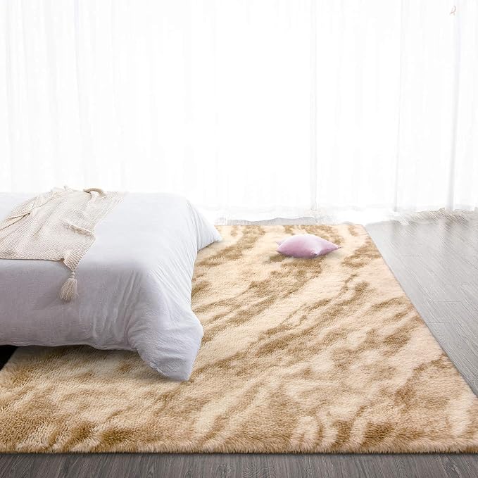 TWINNIS Super Soft Shaggy Rugs Fluffy Carpets, 5x8 Feet, Indoor Modern Plush - Image 5