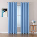 ChrisDowa Room Darkening Curtains 120 Inches Long 2 Panels Set by ChrisDowa