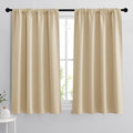 RYB HOME Short Curtains for Bedroom, Room Darkening Insulated Summer Heat Light by RYBHOME