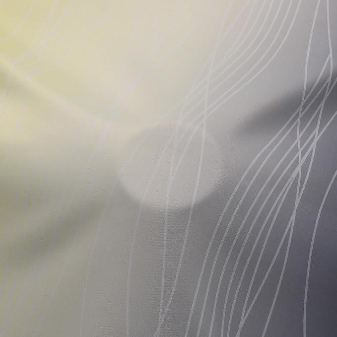 Black and Yellow Ombre Blackout Curtains 90 Inches Long | Room Darkening - Image 8