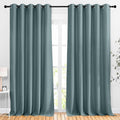 NICETOWN Room Darkening 118 inch Long Curtains, Grommet Thermal Drapes Weighted by NICETOWN