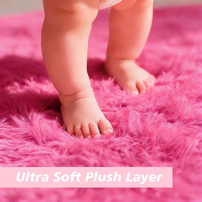 yulidayang Fluffy Round Area Rugs - Image 2
