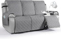 VANSOFY Waterproof Recliner Couch Covers, Sofa Covers 1-Piece Washable by VANSOFYFURNITURECOVERS
