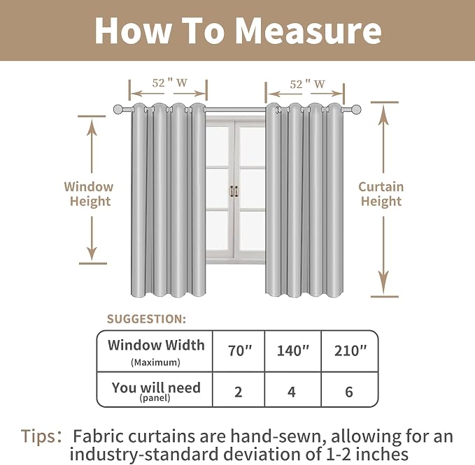 Greyish Blue Semi Sheer Linen Curtains - Image 7