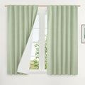 Linen 100% Blackout Window Curtains by LAMIT