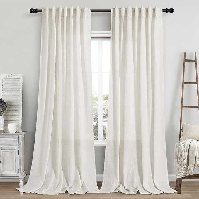 Nanspring Extra Long Curtains 2 Panels 104 Inches Long by Nanspring