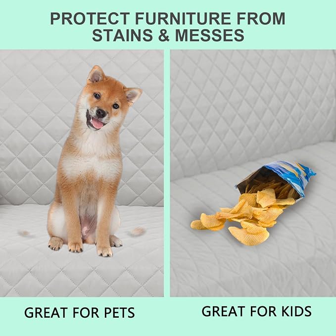 Reversible Loveseat Sofa Covers Couch Cover Furniture Protector - Image 5