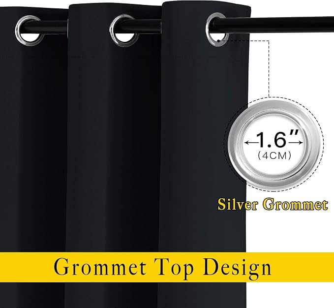 NICETOWN Living Room Curtains 84 inch Length 2 Panels Set - Image 3