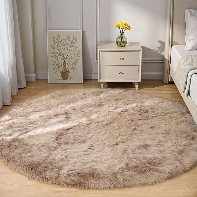 Goolela Circle Area Rug 6ft by Goolela