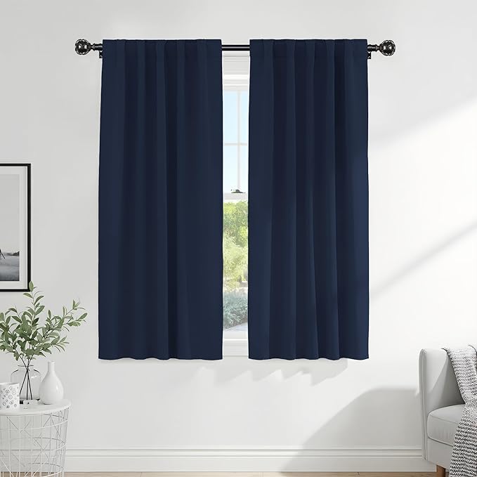 PONY DANCE Blackout Curtains for Bedroom by PONYDANCE