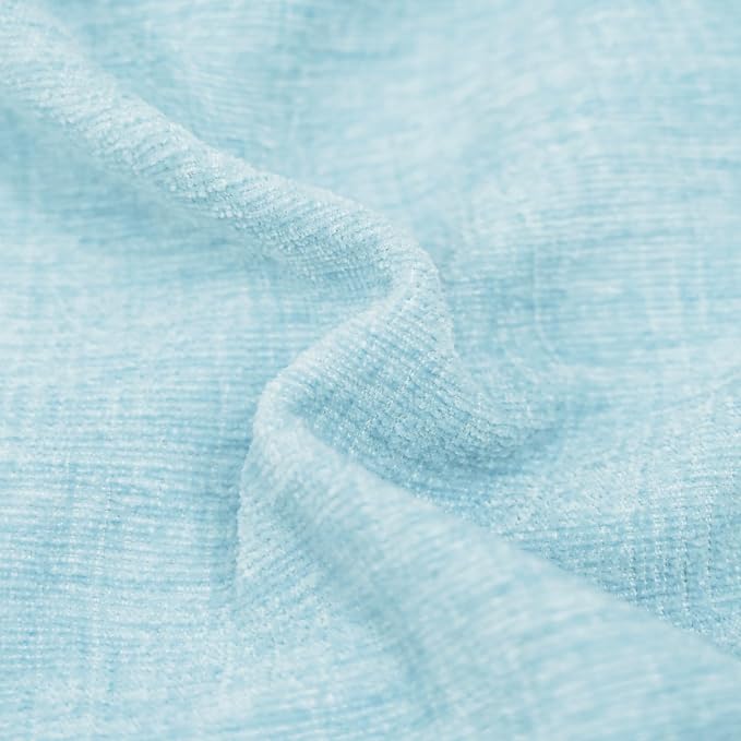 CaliTime Decorative Throw Pillow Covers 26 X 26 Inches Light Blue Grey | Pack - Image 2