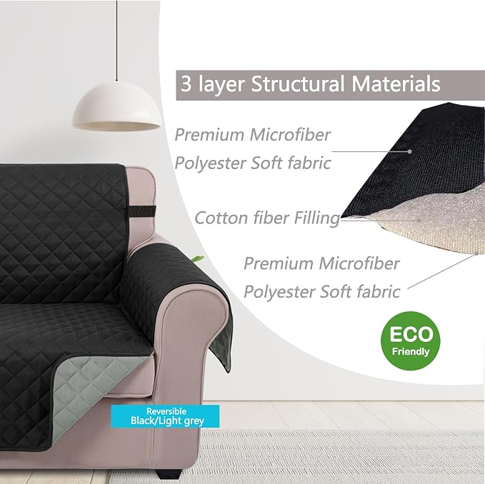 U-NICE HOME Reversible 23''Recliner Small Chair Cover, Pet Friendly, Elastic - Image 5