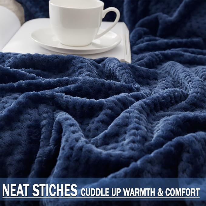 Exclusivo Mezcla Fleece Throw Blanket Extra Large, Super Soft and Warm Blankets - Image 5