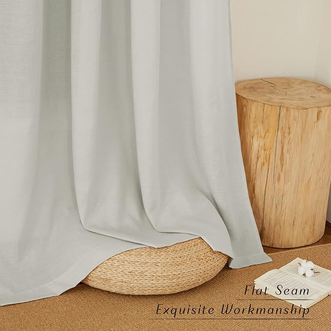 NICETOWN Linen 36 inch Curtains - Image 7