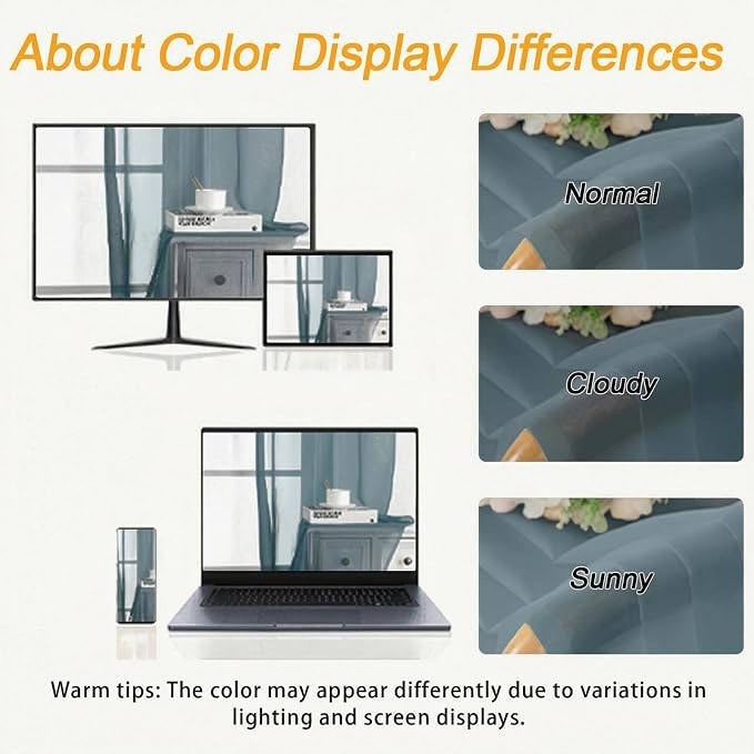 Gwine Extra Long Sheer Curtains 120 Inches Long - Image 3