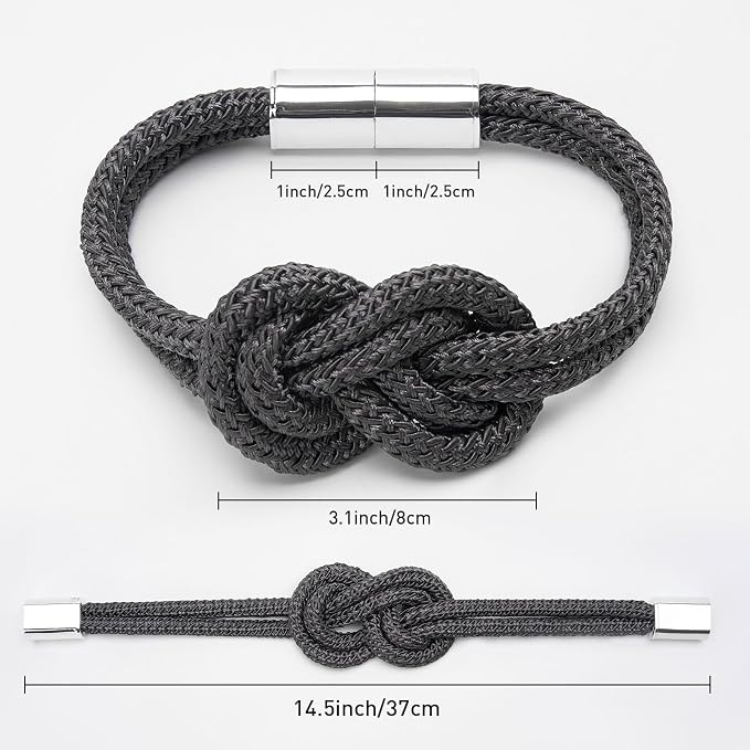 NICEEC 2 Pack Mini Magnetic Curtain Tiebacks Nordic Simple Style Drape Tie - Image 4