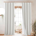 NICETOWN 100% Absolutely Blackout Linen Curtains by NICETOWN
