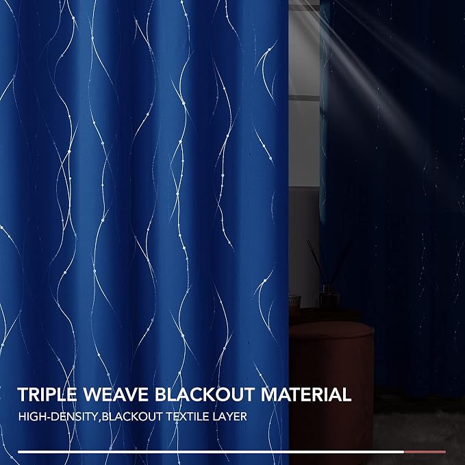 Deconovo Blackout Curtains, 38 x 36 Inch Drapes - Image 8