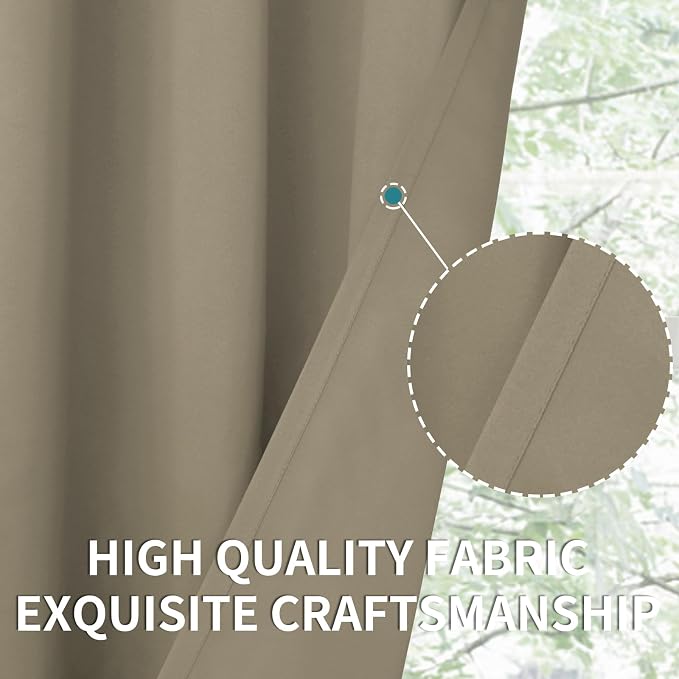 BGment Room Darkening Curtains 95 Inches Long - Image 7