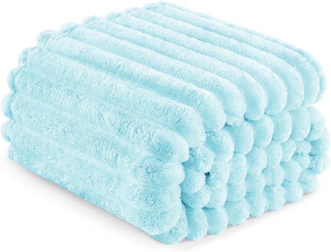 Exclusivo Mezcla Striped King Size Fleece Blanket - Image 8