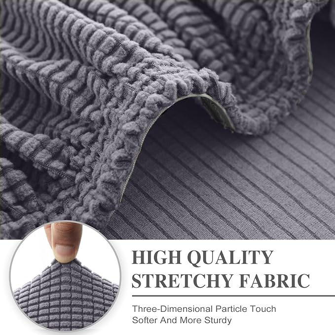 Couch Cushion Cover Chaise Lounge Cover Washable Separate Seat Chaise Couch - Image 4