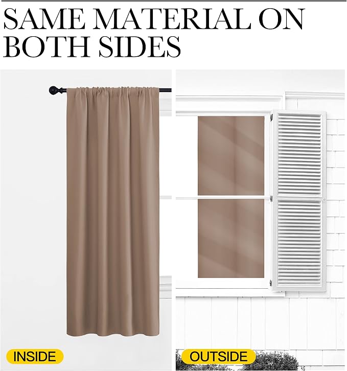 NICETOWN Kids Blackout Curtain Panels - Image 4