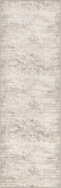 3x14 Washable Runner Rug：Modern Abstract Soft Carpet Brown Beige | by FXRHLP