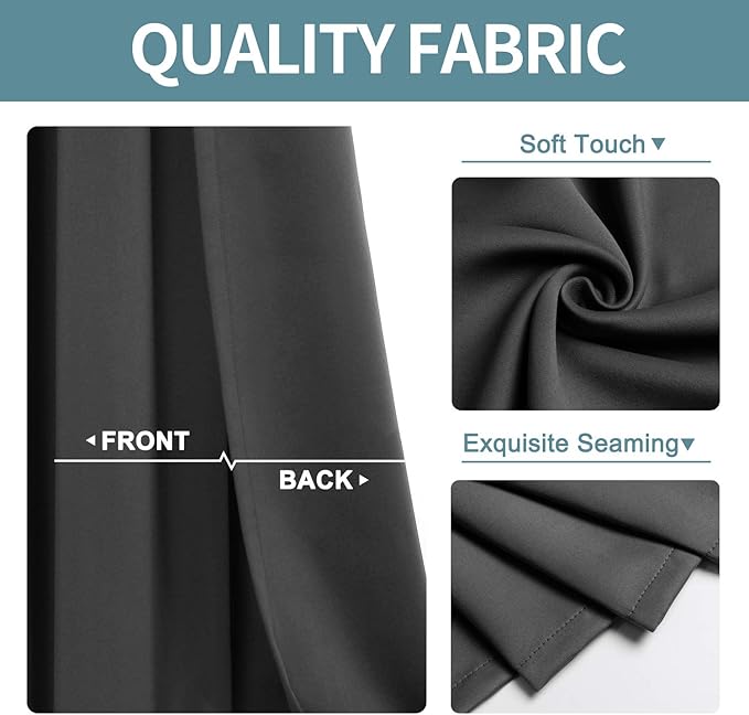 ChrisDowa Grommet Room Darkening Curtains - Image 3