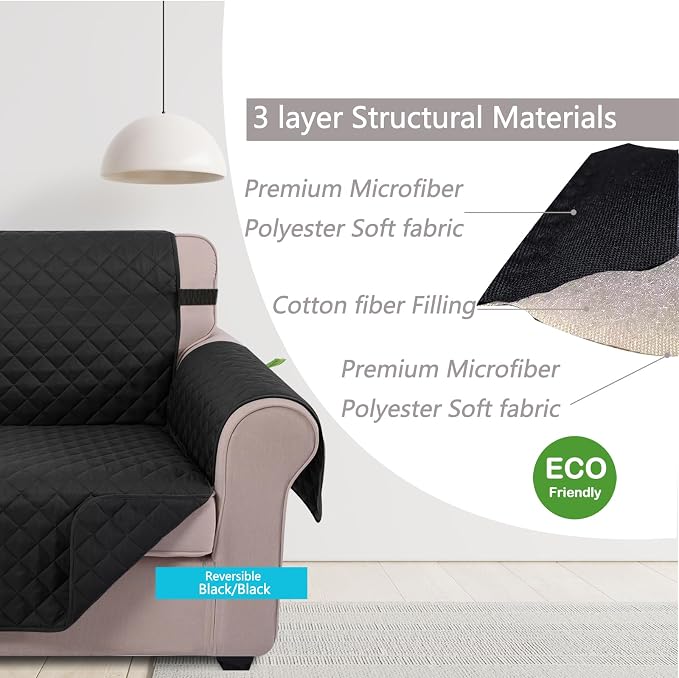 U-NICE HOME Reversible 23''Recliner Small Chair Cover, Pet Friendly, Elastic - Image 5
