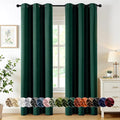 MIULEE Blackout Curtains for Bedroom 2 Panel 40 x 90 Inch Long Hunter Green | by MIULEE