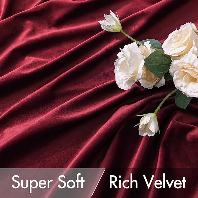 MIULEE Velvet Curtains 96 inches 2 Panels - Image 4