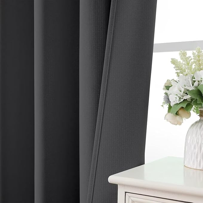 Joydeco Blackout Curtains 63 Inch Length 2 Panels Set, Thermal Insulated Long - Image 7