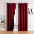 ChrisDowa 100% Blackout Curtains 108 inch Long by ChrisDowa