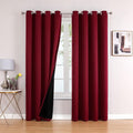 ChrisDowa 100% Blackout Curtains 90 inch Long by ChrisDowa