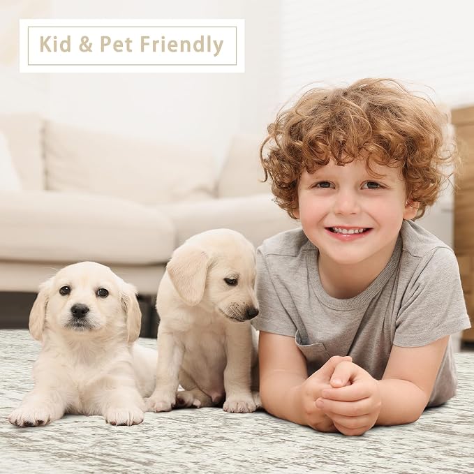 Washable Rugs 10x14 Area Rugs for Living Room, Dining Room Carpet | Ultra Soft - Image 6