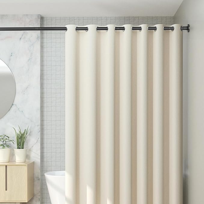 CorkLatta Black Shower Curtain Rod 31 to 80 Inch, 1 Inch Diameter Adjustable - Image 7