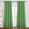 NICETOWN Forest Green Blackout Bedroom Curtains 96 inches Long, Grommet Thermal by NICETOWN