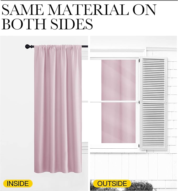 NICETOWN Blackout Curtains for Girls Room - Image 6