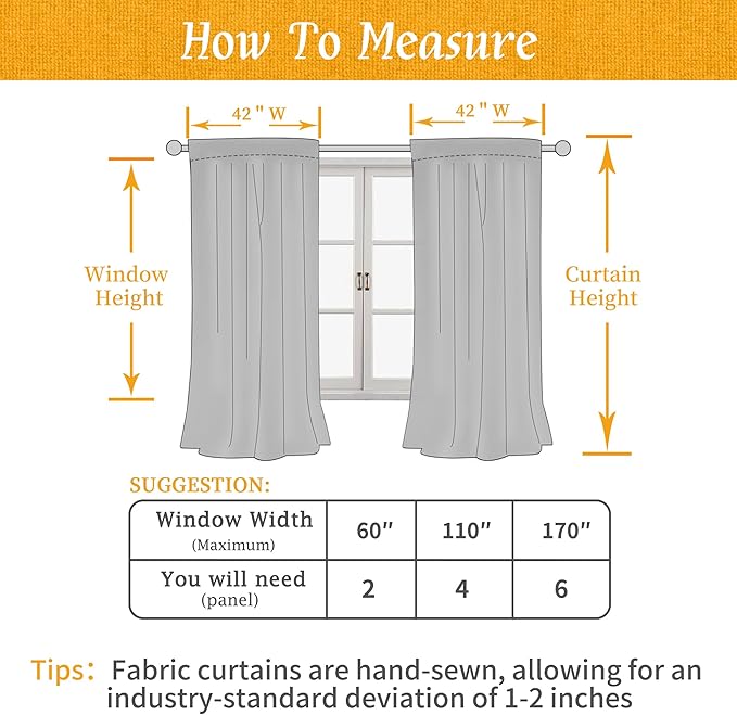 Small Window Linen Curtains 45 Inch Length - Image 8