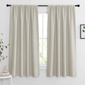 RYB HOME Curtains for Bedroom Living Room 63 inches Long, Thermal Insulated by RYBHOME