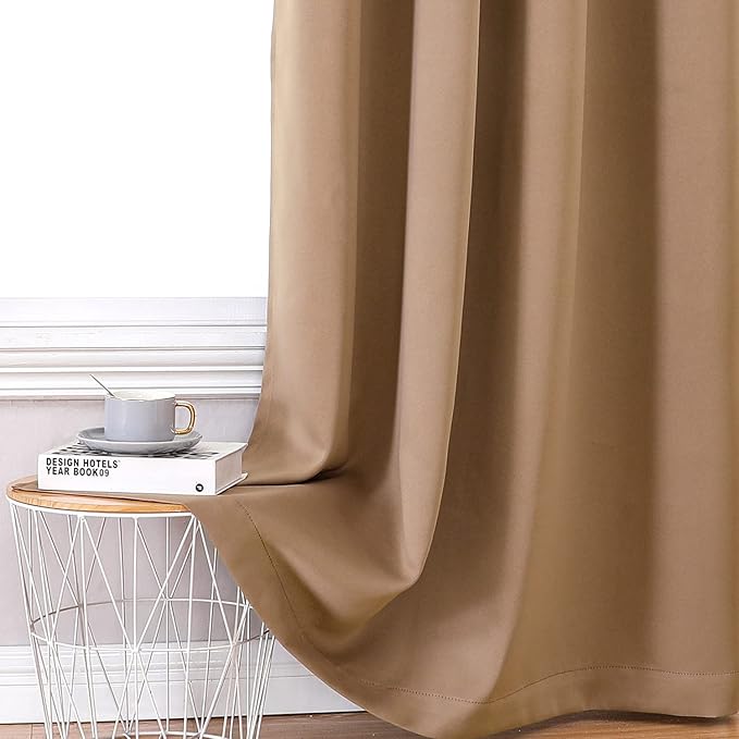 ChrisDowa 100% Blackout Curtains 84 inch Long - Image 7
