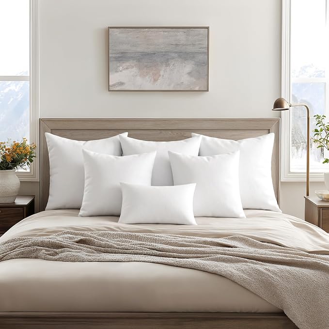 MIULEE 22x22 Throw Pillows Inserts 4 Pack, Decorative Pillows - Image 4