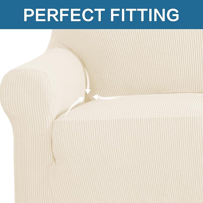 H.VERSAILTEX Stretch Chair Slipcover Sofa Cover Furniture Protector Cover High - Image 5