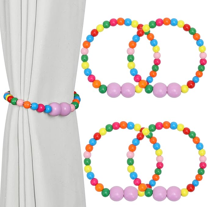 KLOGTSIND Magnetic Curtain Tiebacks, 4 Pack Curtain Holdbacks by KLOGTSINDDirect