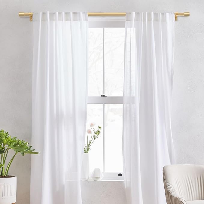IFELS 2 Pack Heavy Duty Curtain Rods - Image 3