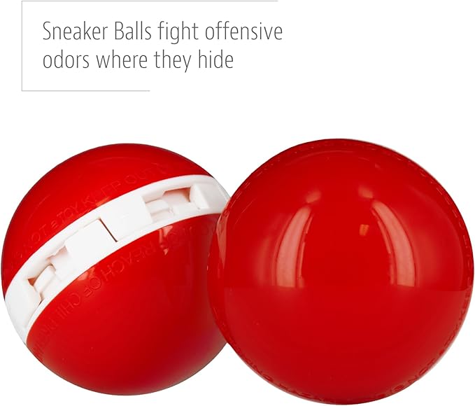 Sneaker Balls Odor-Fighting Shoe Fresheners, Eliminates Unpleasant Smells, Perfect for Sneakers, Gym Bags, Gear Bags, Drawers, Lockers, and More!, Radial Tie Dye, 6 Pack