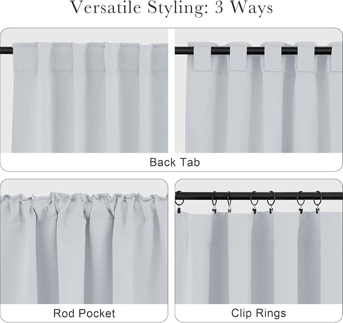 Pony Dance Blackout Curtains Thermal Insulated Window Treatment Panels Room - Image 5