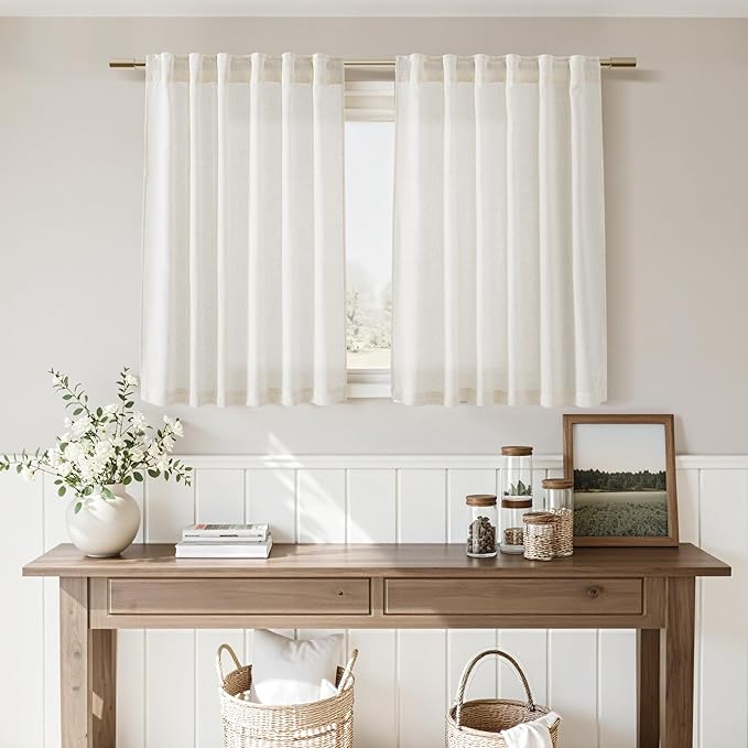 Nanspring Natural Linen Curtains - Image 8