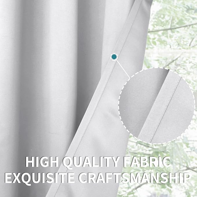 BGment Room Darkening Curtains 54 Inches Long - Image 7